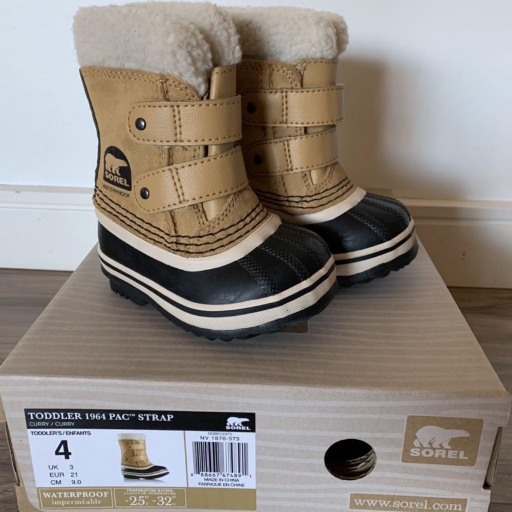 Toddler Sorel Leather Winter Boots